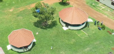 The Summer Huts — Outdoor gathering spots at RTC Abetifi